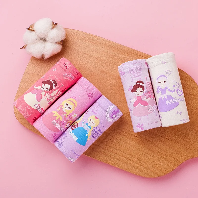 5 шт./лот детское нижнее белье с героями мультфильмов для маленьких девочек