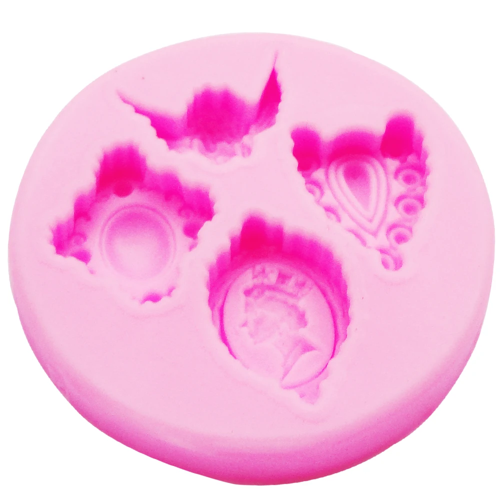10PCS/SET Palace Gem Angel baby Shaped Silicone Mold Soap Cake Decoration Fondant 3D Food Grade F1173 | Дом и сад