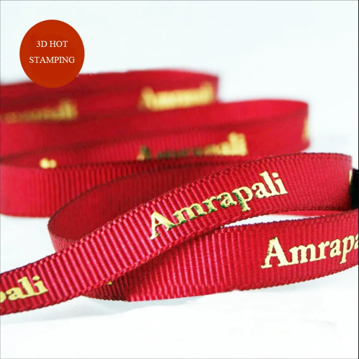 High Quality Customized Grosgrain Ribbons 6-75mm 100yards For Wedding / Party Baby Shower Any Language And Design | Дом и сад