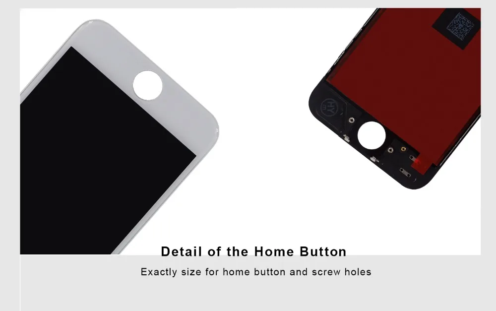 10 шт. TM lcd или дисплей или экран для iPhone 5 5S 5C или для iPhone 6 6s Plus замена дигитайзера с держателем камеры DHL
