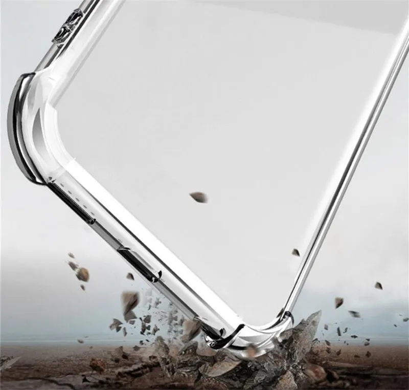Transparent Soft Case For Samsung Galaxy S10 Plus 2019 Air Cushion Crystal TPU Silicone Cover | Мобильные телефоны и