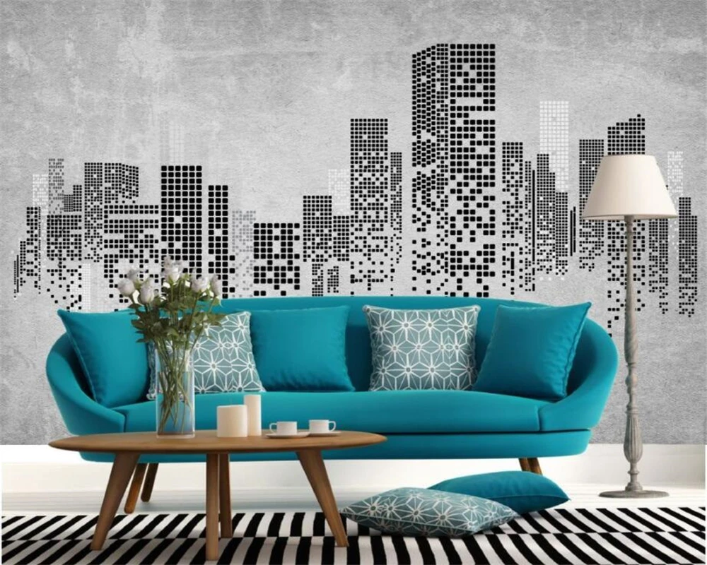 

Beibehang Custom wallpaper bar KTV hotel mural home decoration living room bedroom TV background mural 3D wallpaper for walls