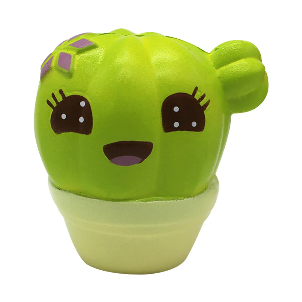 Squishy Cactus Антистресс мягкий кактус сквиши игрушки для детей снятие стресса Новинка кляп игрушка забавный анти-стресс красочные приколы розыгрыши - Цвет: Squishy Cactus