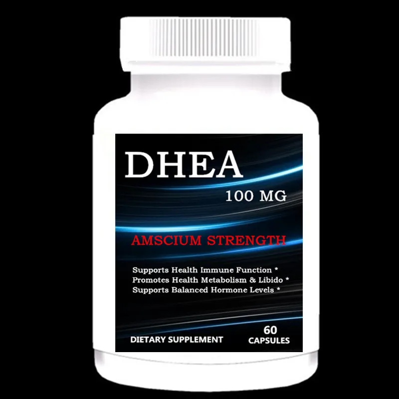 1 bottle DHEA(100 мг Максимальная сила, 60 шт) для улучшения сбалансированного уровня гормонов для женщин и мужчин-здоровый метаболизм, иммунная функция - Цвет: 1 bottle