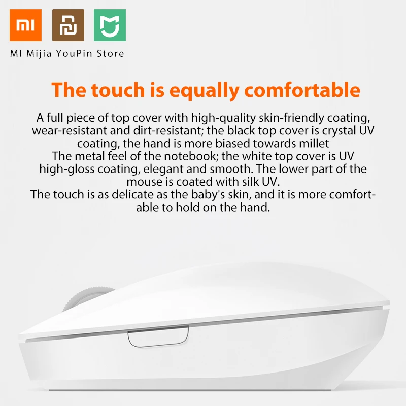 Оригинальная беспроводная мышь Xiaomi 1200 точек/дюйм. 2 4 ГГц компьютерная оптическая