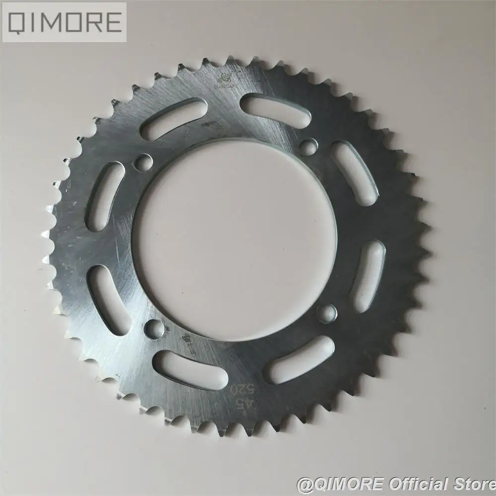 Rear Sprocket Передняя цепная звездочка и Задняя звездочка 520-45T-16T для мотоцикла Vento V-thunder COLT 250 Keeway Cruiser Dorado 250 QJ250-L/-J - Цвет: Rear Sprocket