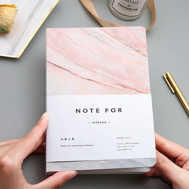 Примечание для тишины пустой DIY Рисование акварелью бумага тетрадь милые