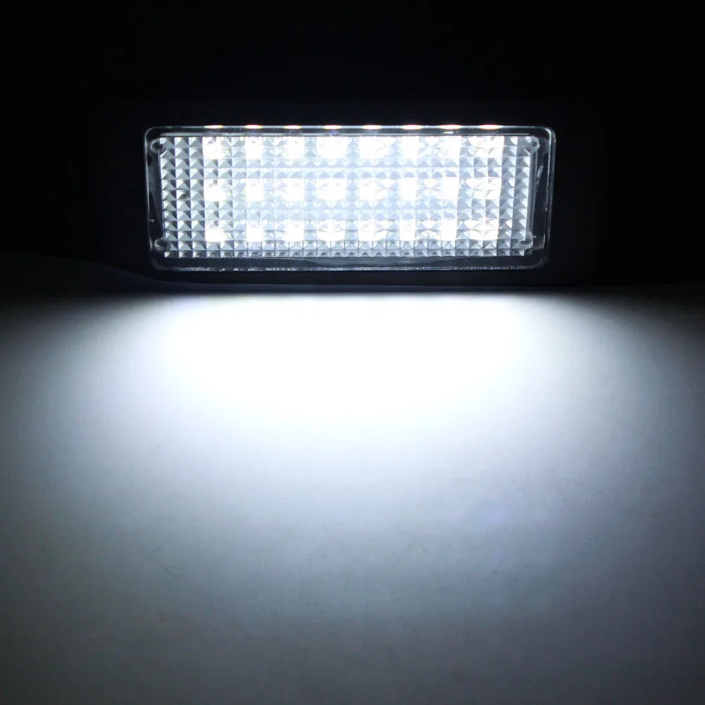 1 пара 24 светодиода 3528 SMD светильник номерного знака для BMW E38 7 серия 740i 740iL 750iL 1995