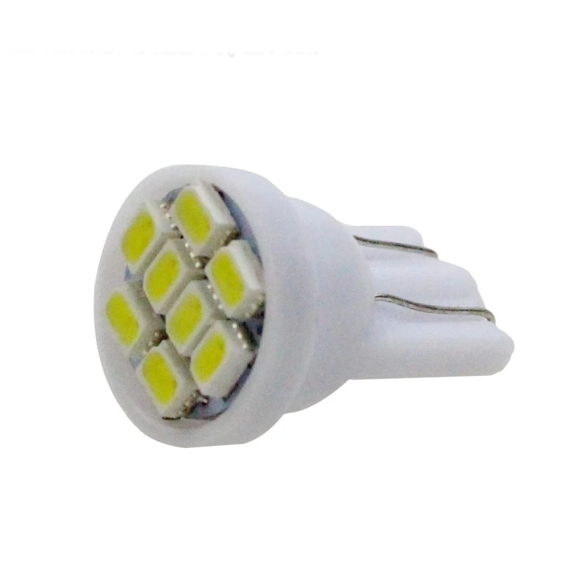 12 В автомобиля светодиодный светильник T10 3528 8 SMD широкие пластины 1210 1 Вт света