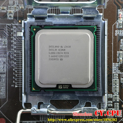 INTEL XEON L5430 2 66 ГГц/12 м/1333 МГц/ЦП равен LGA775 четырехъядерный ЦП Q8200 Q830000 Q8400 работает на