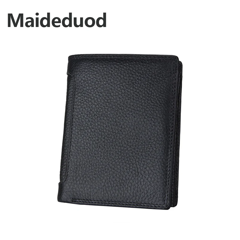 

Держатель для визиток Maideduod из натуральной кожи, винтажная Обложка для кредитных карт, винтажная Обложка для фотографий, короткий стиль