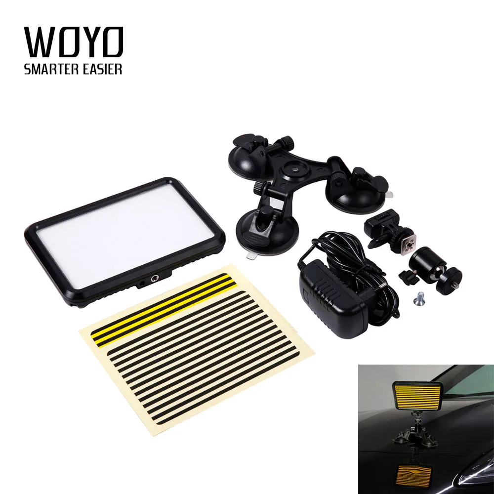 Желтая идентификационная доска для проверки вмятин линейная удаления