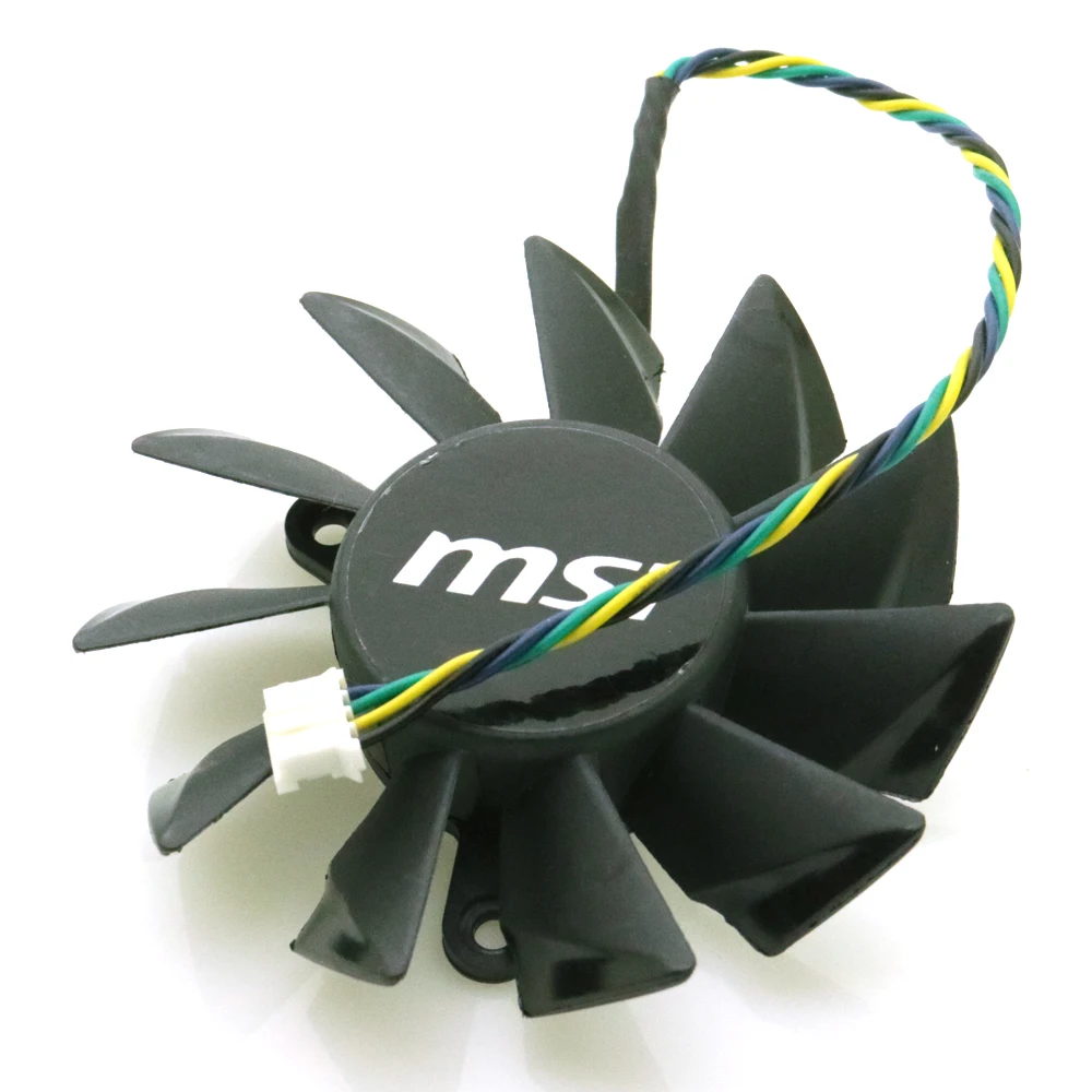 Бесплатная доставка VGA вентилятор для видеокарты MSI R7750 R7770 12 В 0 35 А 75 мм 42x42x42 4