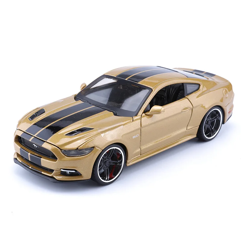 Модель спортивного автомобиля из сплава в масштабе 1:24 игрушка для Fordalde Mustang GT с