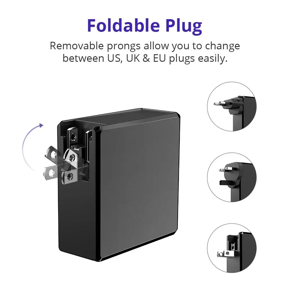 Tronsmart WCP03 57W USB настенное зарядное устройство PD 3 0 быстрое Широкая совместимость и
