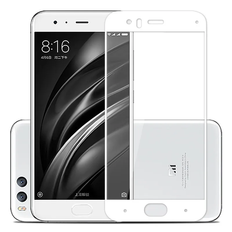 Полное покрытие экрана протектор для Xiaomi Mi6 Mi 6 MCE16 5 15 ''Премиум HD 9H
