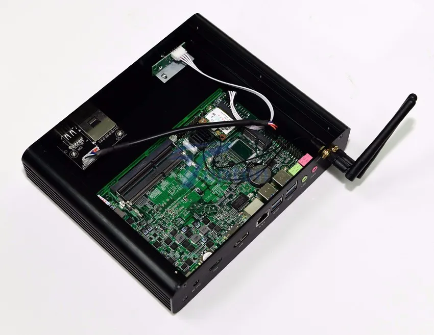 [Новейший 7th Gen Core i7 7500U] Windows 10 безвентиляторный мини-ПК 300M Wifi настольный компьютер