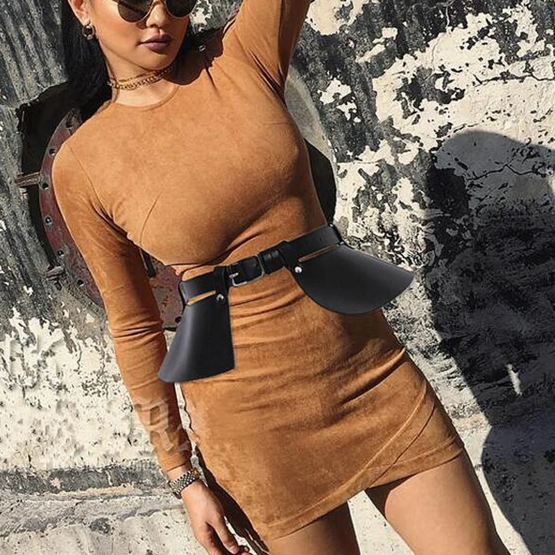 Для женщин в стиле готик панк кожаный ремень безопасности тела Связывание