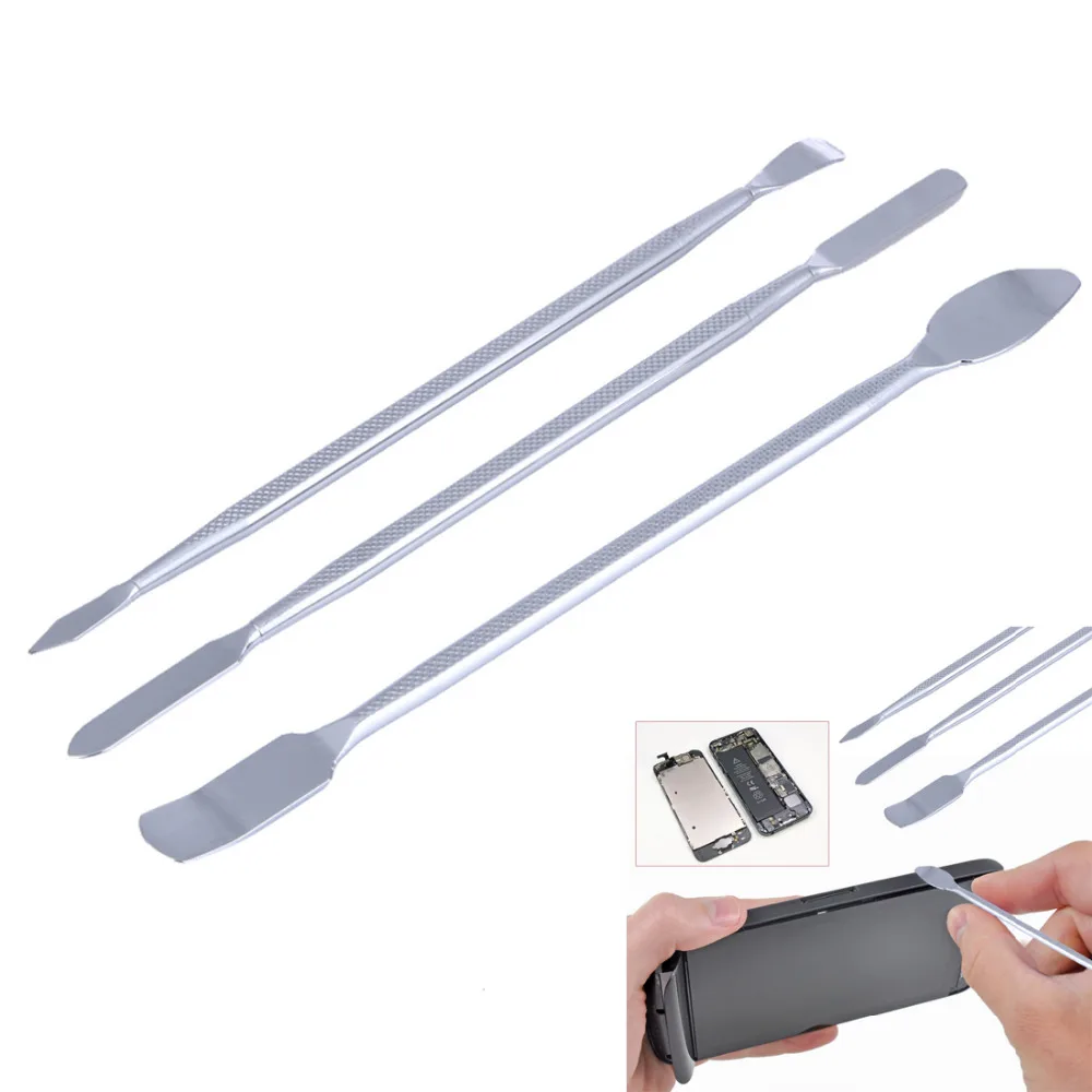 

Universal 3 pcs/set Metal Spudger Mobile Phone Repairing Opening Tools for iPhone for Samsung Laptop Tablet Repairing Tools