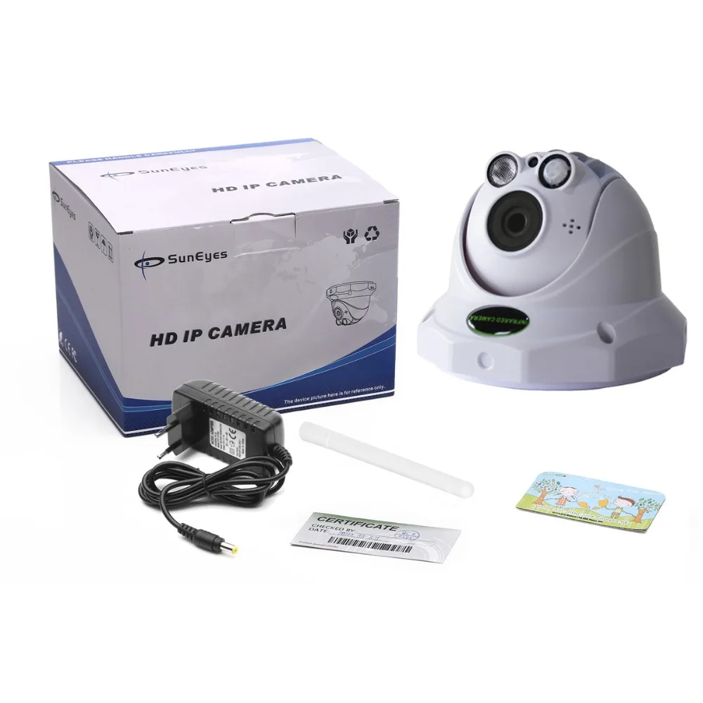 Suneyes SP-P702WR 720 P HD Wrieless купол IP камеры видеонаблюдения пир обнаружения со встроенным