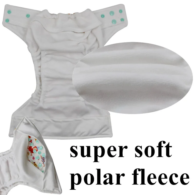 Оптовая продажа 5 шт. Детские Подгузники крышка двойной клиньев анти утечки