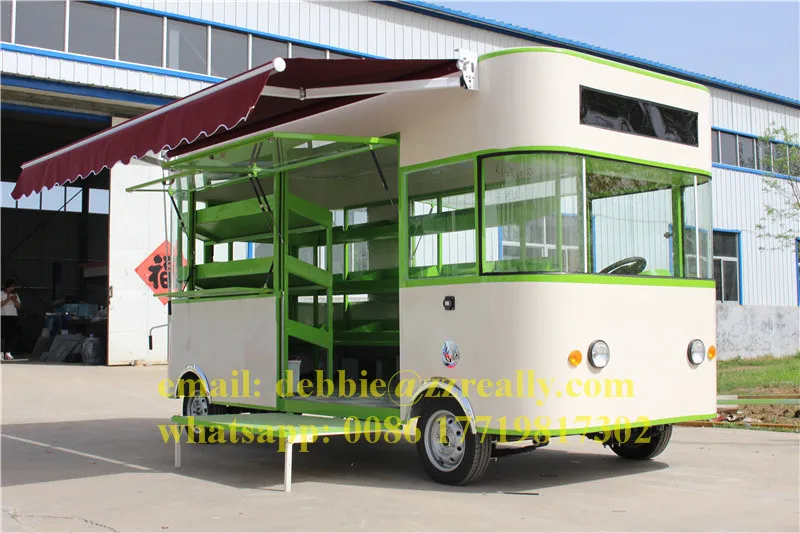 Новый дизайн многофункциональный уличный Еда Ван мобильный трейлер
