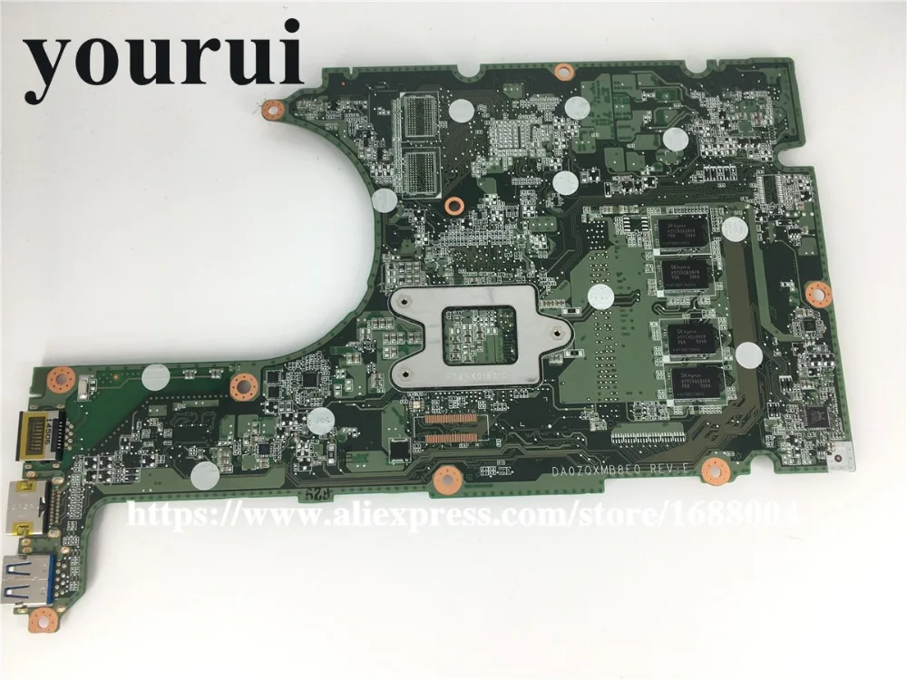Ноутбук материнская плата для Acer aspire R3-471T R3-471G основная плата NBMSS11001 NB. MSS11.001 DA0ZQXMB8E0 3805U SR210 Процессор 4 Гб оперативной памяти