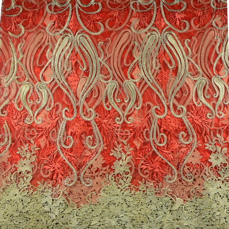 2017 Изящные Кружева Африканских Ткань С Камня Высокого Качества Emboridery