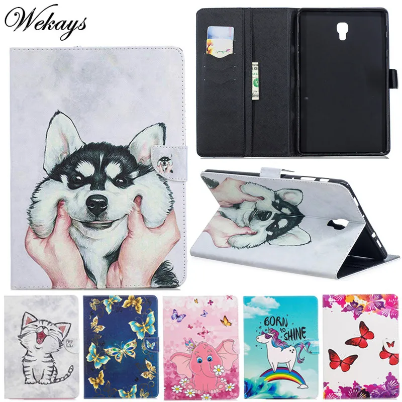 

Wekays For Samsung Tab A2 10.5 T590 Cartoon Leather Case For Samsung Galaxy Tab A A2 10.5 inch 2018 SM T590 T595 T597 Cover Case