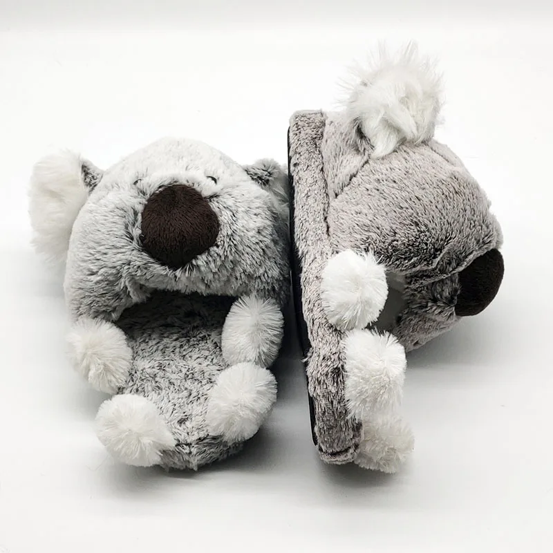 Меховые тапочки koala мужские и женские зимние домашние на заказ | Обувь