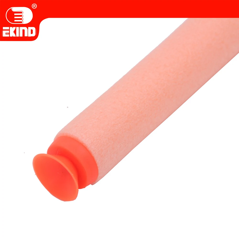 100 pcs Orange Всасывающие дротики EKIND 7,2 см Заправка для Nerf серии бластеров детский игрушечный пистолет - Цвет: 100 pcs Orange
