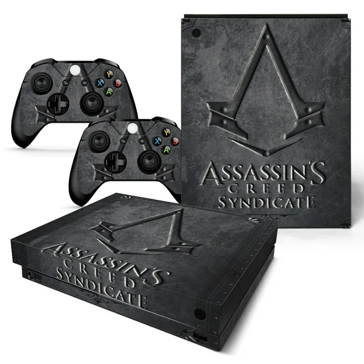 Оптовые и лучшие продажи наклейки оберточная Крышка для Xbox One X цветная пленка наклейка - Цвет: TN-XboneX-0212