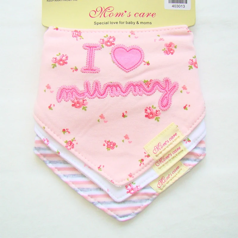 

45 Pattern Cute Cotton Baby Towel Toddler Newborn Triangle Scarf Babero Girls Feeding Smock Infant bibs Burp Cloths