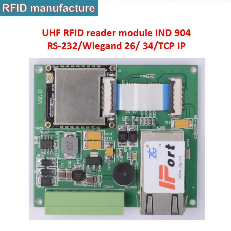 Большой радиус действия 1 15 м UHF RFID ридер модуль rs232/Wiegand/USB rfid uhf с высоким