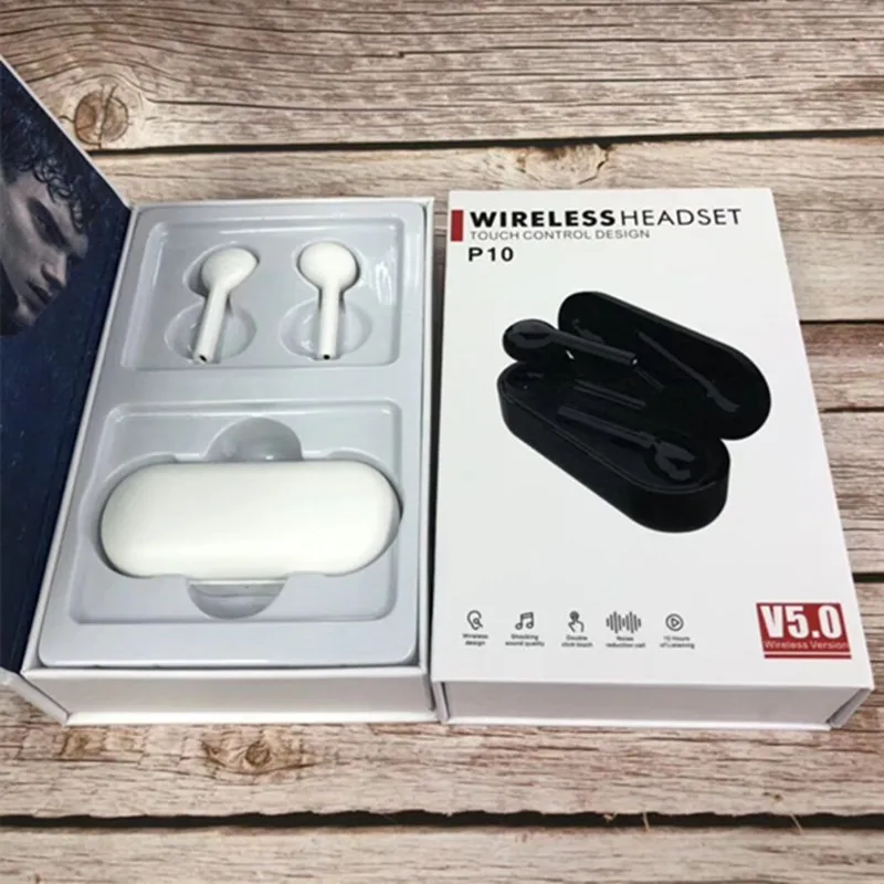 Частные TW08 P10 наушники-вкладыши TWS с Беспроводной гарнитура Bluetooth 5 0 наушники