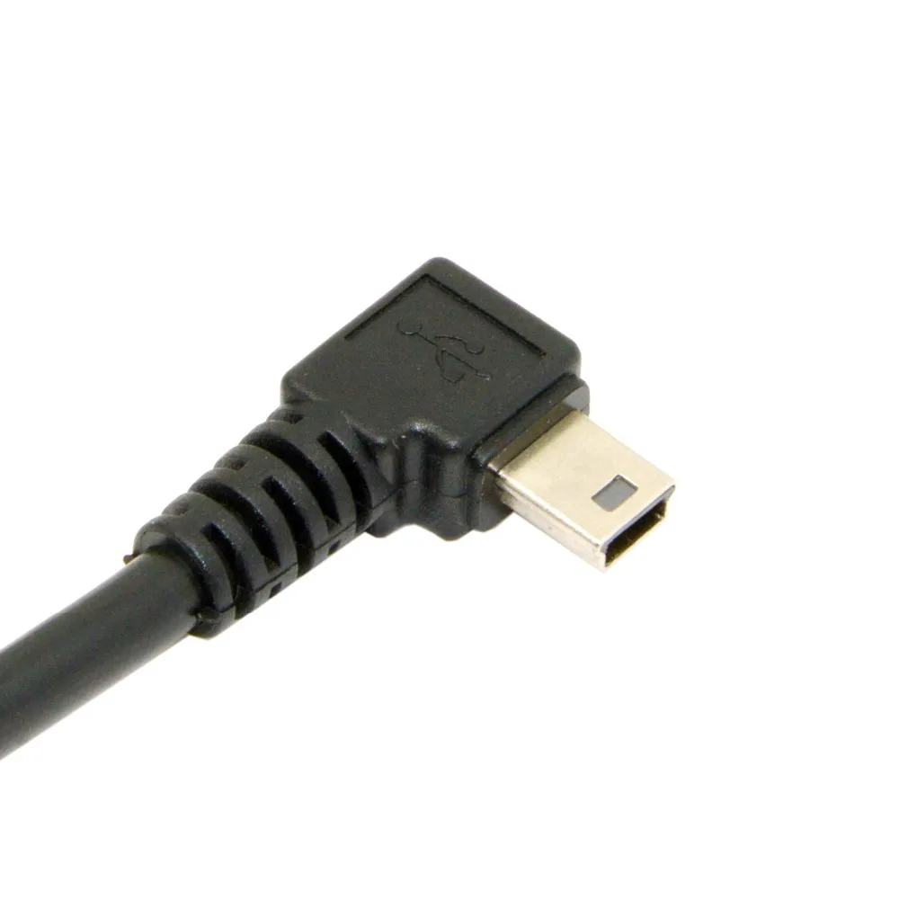 Кабель для передачи данных 6 футов папа Mini Usb тип A 5-контактный левый Угловой 90