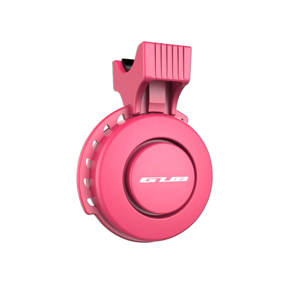 2 Pieces Pink GUB электрический велосипедный звонок USB зарядка велосипед Велоспорт 120дБ руль кольцо Рог 3 режима Звук безопасности Водонепроницаемый велосипед электир звонок - Цвет: 2 Pieces Pink