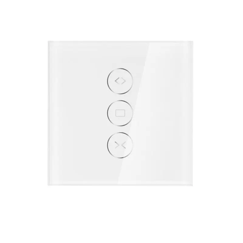 Золото/серебро Tuya Smart Life WiFi занавес переключатель для электрического моторизованного занавеса слепой рольставни работает с Alexa& Google home - Цвет: White EU UK