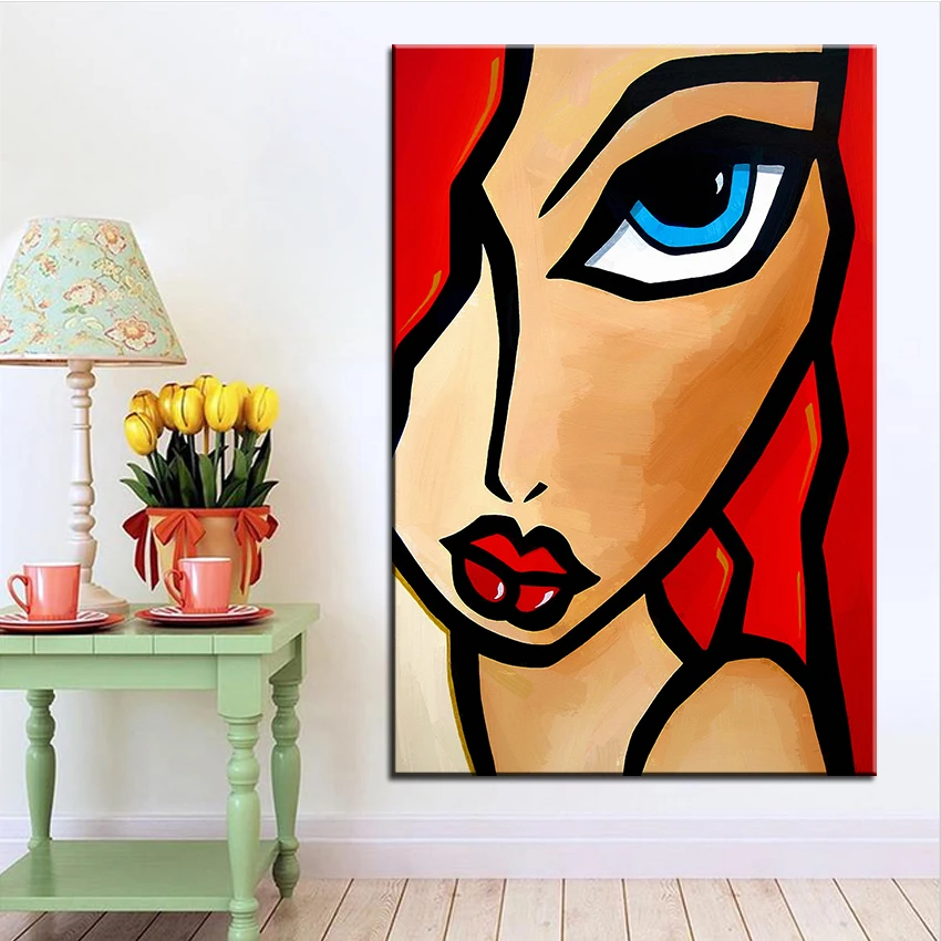 Большой размер Печать Картина маслом Сальса настенная живопись поп арт стена