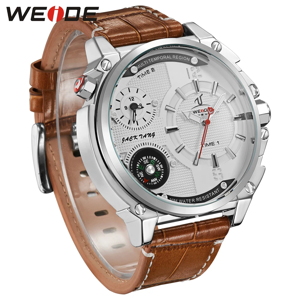 WEIDE новый бренд Relogio Masculino водонепроницаемые часы с компасом мужские аналоговый