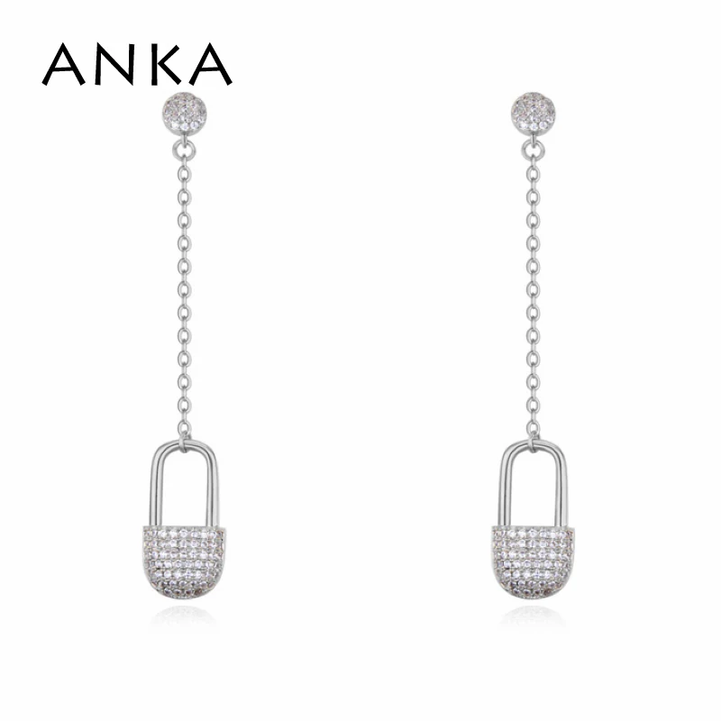 Анка 2020 роскошные ювелирные изделия из чистого дрель Падение длинные серьги для