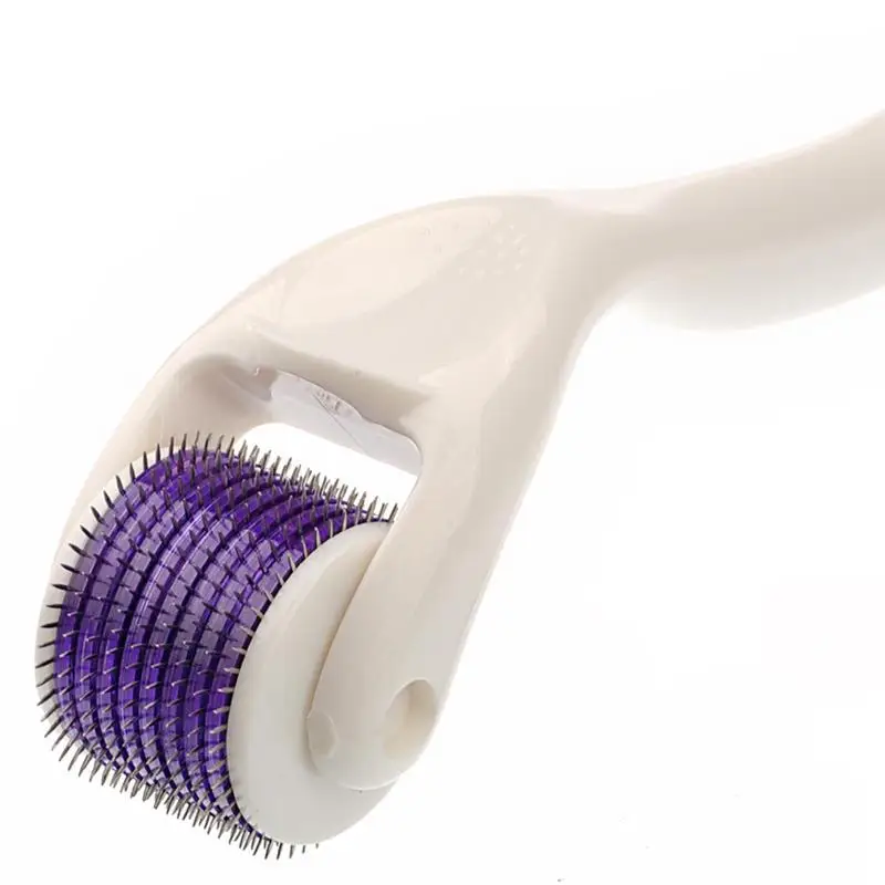 TinkSky TS2 540-Needles Micro-needle Roller Medical Therapy Skin Care Tool- 0.2mm Needle Length(White+Purple