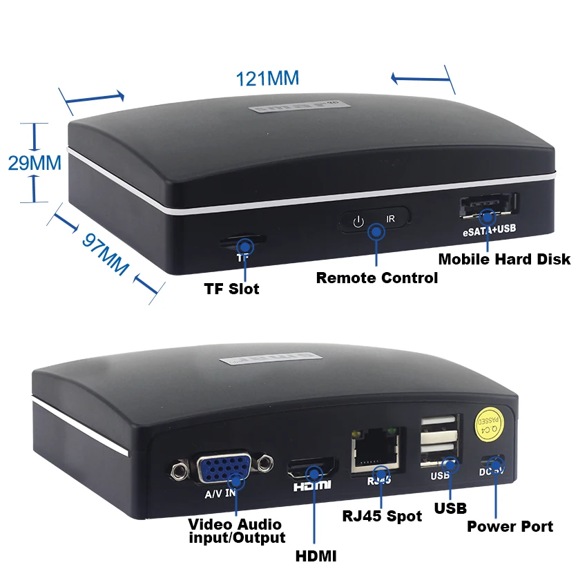 Smновейший мини 4CH CCTV DVR NVR AHD 1080N 5 в 1 Гибридный XVR для AHD аналоговый IP TVI CVI камера Поддержка eSATA/TF/USB сохранение резервного копирования