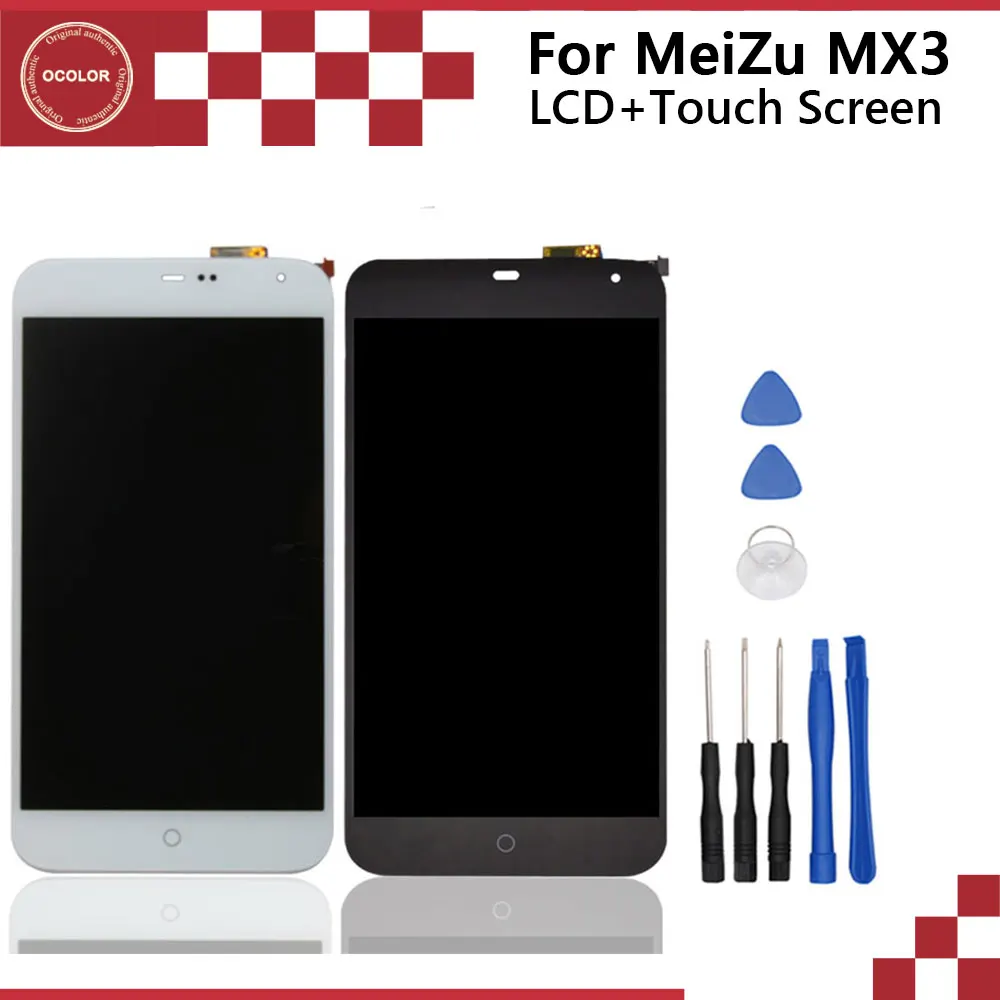 Для Meizu MX3 ЖК-дисплей и сенсорный экран в сборе идеальный Ремонт Часть 5 1 дюймов