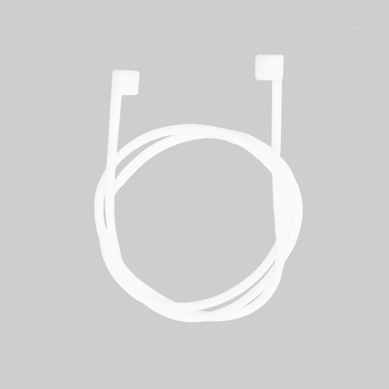White Ремешок для наушников для Airpods анти-потеря ремень веревка для Bluetooth наушники силиконовый шнур-кабель - Цвет: White