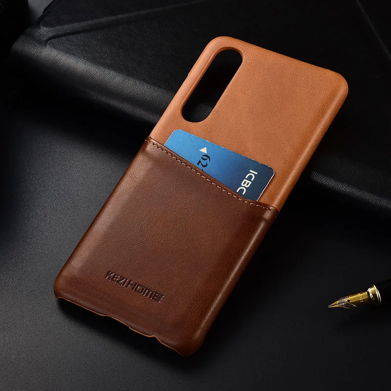 Чехол для Huawei P30 тонкий жесткий чехол из натуральной кожи чехлы телефонов |