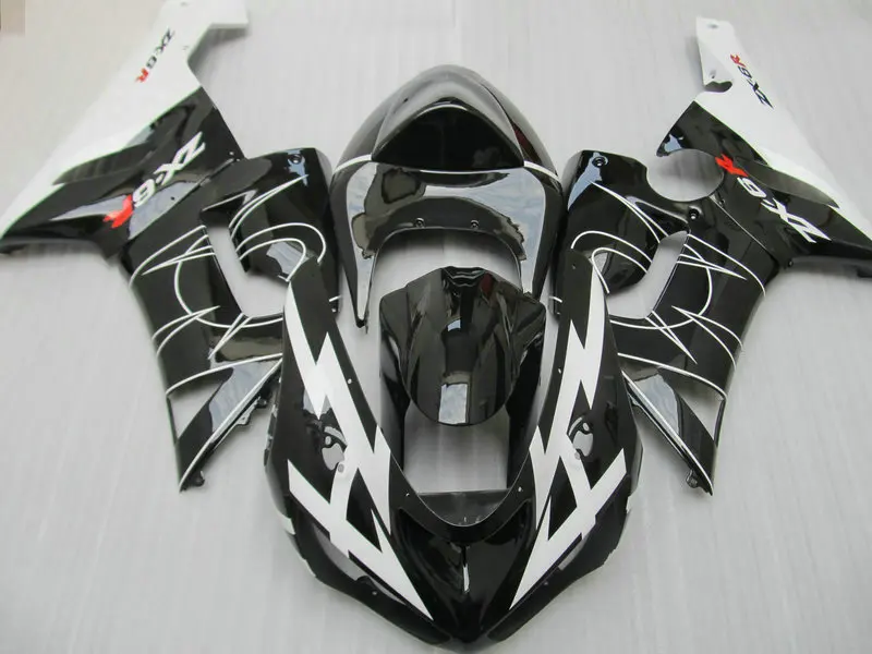 Комплект обтекателей для мотоцикла KAWASAKI Ninja ZX6R 636 05 06 ZX 6R 2005 2006 ABS белый глянцевый