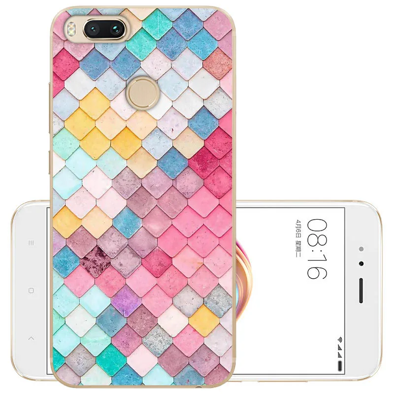 CROWNPRO для Xiaomi mi a1 Чехол Мягкий ТПУ силиконовый чехол для Xiaomi mi 5X mi 5X задняя крышка для mi a1 прозрачный защитный чехол для телефона - Цвет: YLW