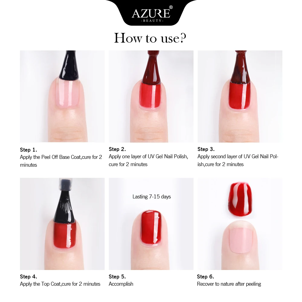 Azure Beauty новейший 10 мл Отшелушивающий базовый слой впитывающий УФ-гель для ногтей