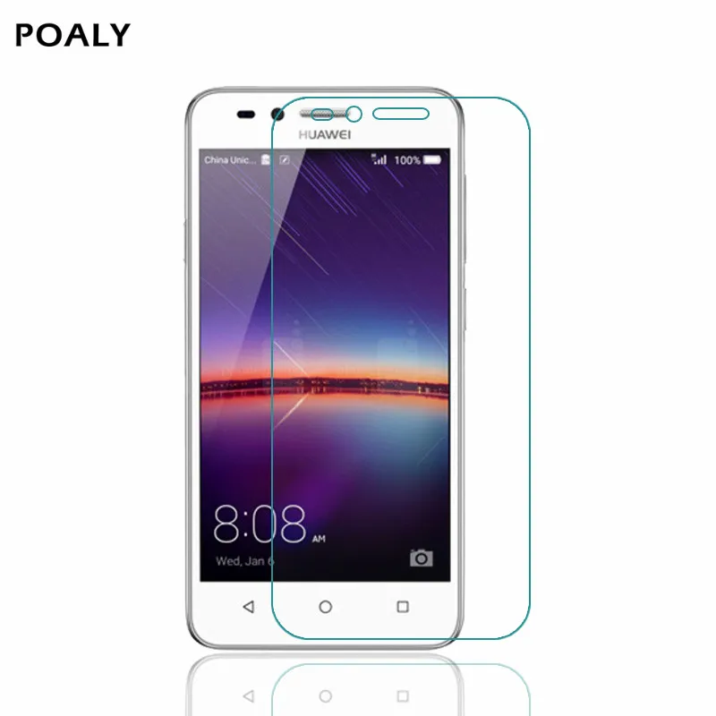 (POALY) для Huawei Y3 II / 2 закаленное стекло Стекло 0 26 мм твердая 2.5D Противоударная